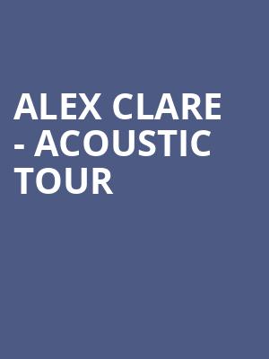 Alex Clare - Acoustic Tour at Bush Hall